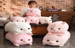 Say Love Plush Pig Toy Hand Warmer Big Eyes Skin Pink Cream White Piggs with Holes Warm Plushie Kids Xmas Gift 507090cm T2006192786472