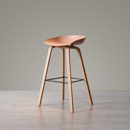 Modern Simple Solid Wood Bar Chair Nordic Creative Bar Stool Bar Chair High Stool Domestic Front Desk High Chair