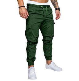 s Brand Autumn Men Pants Hip Hop Harem Joggers Pants New Male Trousers Mens Solid Multipocket Cargo Pants Skinny Fit S6492671