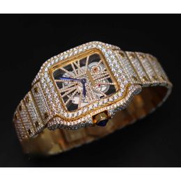 Luxury Looking Fully Watch Iced Out For Men woman Top craftsmanship Unique And Expensive Mosang diamond 1 1 5A Watchs For Hip Hop Industrial luxurious 2796