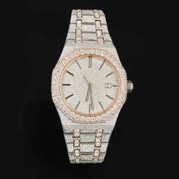 Luxury Looking Fully Watch Iced Out For Men woman Top craftsmanship Unique And Expensive Mosang diamond 1 1 5A Watchs For Hip Hop Industrial luxurious 7684