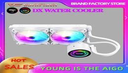 Fans Coolings DarkFlash PC Case Water Cooler Computer CPU Fan Cooling Radiator Integrated Liquid For Intel LGA 2011115xAM3AM45600698