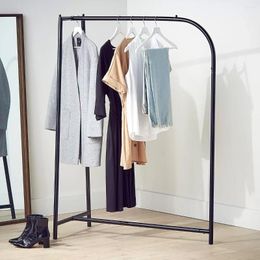 Hangers Matte Black Modern Garment Rack Drying For Clothes