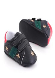 Newborn Baby Boys First Walkers Shoes Babe Infant Toddler PU Soft Soled Shoes Kids Sneakers Crib Shoes7315981