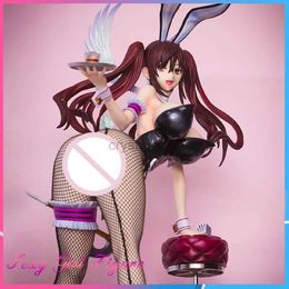 Comics Heroes 41cm Zettai JunpakuMahou Shoujo Kuramoto Erika 1/4PVC Sexy BunnyGirl Action Figure Adult Collection Anime Model Toys Doll Gifts 240413