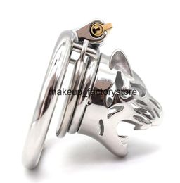 Massage 304 Stainless Steel Male Penis Cage For Men Penis Cock Ring Belt With Anti-off Ring Bondage Devices8520408