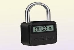 Lock USB LCD Display Metal Micro Electronic Rechargeable Timer Time Out MultiFunction Heavy Duty 2207254721332