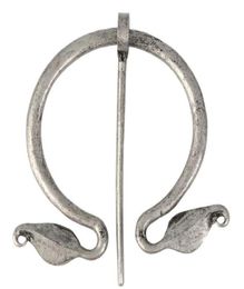 Penannular Viking Brooch Cloak Pin Medieval Clasp Viking jewelry Norse jewelry Shawl Accessories GB5432196508