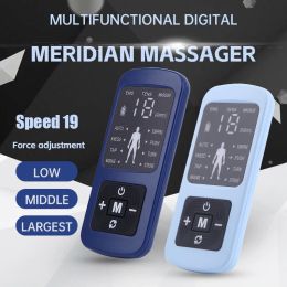 Electric Pulse Massager Tens Unit Machine Relax Muscle Stimulator EMS Acupuncture Body Massage Digital Slimming Device
