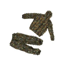 Pants T4mf 3d Ghillie Suit Breathable Leaf Camo Suits Lightweight Camouflage Clothing for Jungle Hunting Suit Pants Hooded Jacket