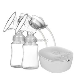 Breastpumps Double Electric Breast Pump Hands Free Breast Pump for Breastfeeding Low Noise Anti-Backflow Comfort Milk Collector BPA-free 240413