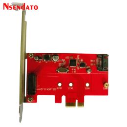 Cards PCIE Express 2.0 to NGFF M.2 B Key SSD SATA III 3.0 to PCIE PCI Sata Express Combo Card Adapter Converter ASM1061