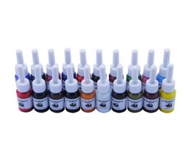 20 ColorsBottles Tattoo Ink Pigment Set Kits Body Art Tattoo 5ml Professional Beauty Permanent Makeup Paints Supplies49046119337028