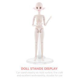 5Pcs Doll Holding Stands Transparent Supports Display Racks for 1/6 Barbies Dolls furniture Prop Up Mannequin Model Holder