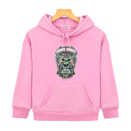 Grave Digger Car Print Hoodies Long Sleeve Comfortable Soft Sweatshirt Boys and Girls Children Pullovers with Pocket Fleece Tops