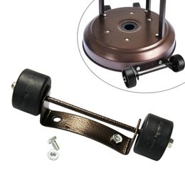 Patio Heater Wheel Kit Metal Propane Gas Patio Heater Wheels Replaces Universal Movable Wheel for Patio Heaters Outdoor Heater