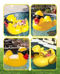 Inflatable Pool Floats Rafts Swimming Yellow with Handles Thicken Giant PVC Pools Float Tube Raft7372641