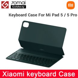 Keyboards Original 11" Xiaomi Keyboard Case Magnetic Shell For Xiaomi Mi Pad 5 / 5 Pro Tablet Touch PU Leather Connected Protective Case