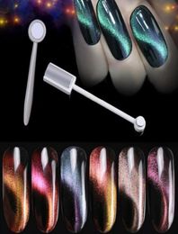 1pcs Double Head Cat Eye Gel Magnet Stick Curved Line Strip 3D Designs For Polish Nail Gel Nail Art Decor Magnetic Tools8897760