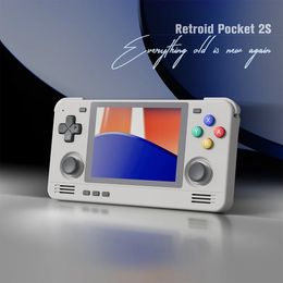 Retroid Pocket 2S 3.5Inch Touch Screen Handheld Game Player Android 11 4000mAh Portable Video Game Console Wifi 3D Hall Sticks 240410