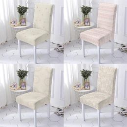 Chair Covers European Style For Kitchen Chairs Home Cover Dining Room Cases English Letters Pattern Case Stuhlbezug