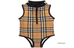 One Piece Swimsuit Kids Designer Swimwear For Girls Kids Flounce Brand Bathing Suits Monokinis For Kids Boys Swimwear JJB 200314013647141
