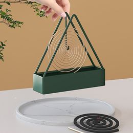 2Pcs Mosquito Coil Holder Incense Holders Coil Incense Burner Frame Modern Repellent Incense Rack for Household Bedroom Patio