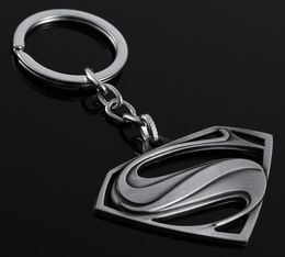 Whole Keychain Creative Gifts Superman Return Metal Keychain Car Advertising Key Ring Pendant 3 color7937448