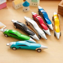 Pens 21Pcs Cartoon Ballpoint Pen 1.0mm Oily Blue Refill Ball Pen Plastic Car Shape Toy Pen Signature Writing Tool School Office