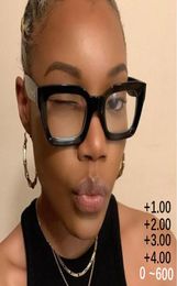 Sunglasses Fashion Reading Glasses Women Prescription Oversized Square Large Optical Lens Female Eyeglasses Trendy Eyewear Lady1184767