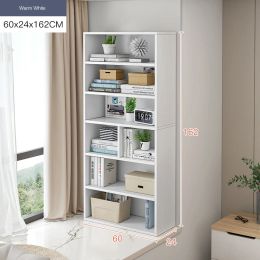 Simple Bookshelf Floor To Ceiling Bay Window Small Bookshelf Storage Cabinet Household Multi-layer Storage Rack