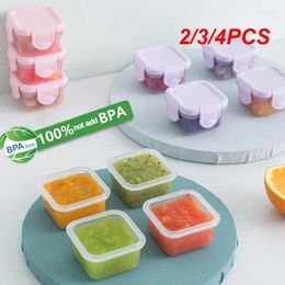 Storage Bottles 2/3/4PCS Food Grade Leak-proof Versatile Condiment Snack Box Small Kitchen Organization Healthy Homemade