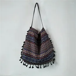 Bag Vintage Bohemian Fringe Shoulder Women Tassel Boho Hippie Gypsy Fringed Women's Handbags Open Bags