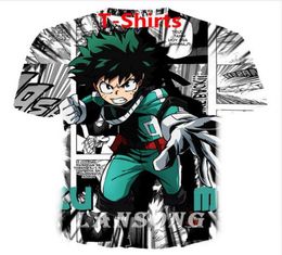 2019 s Big Yards TShirt Women Men My Hero Academia 3D Sublimation Print TShirt Summer Clothes TShirt DRW01276701598