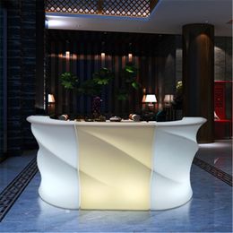 Wine Cabinet Rechargeable LED Light Emitting Cocktail Table With LED Waterproof Light Emitting Bar Table Coffee Table KTV Disco