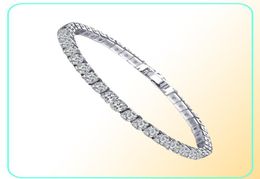 18K WhiteYellow Gold Plated Sparkling Cubic Zircon CZ Cluster Tennis Bracelet Fashion Womens Jewellery for Party Wedding34066986435948