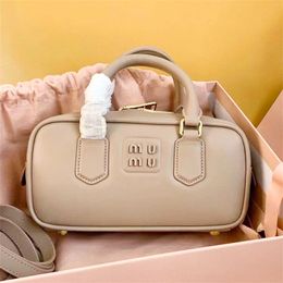 Arcadie Miumiubag fashion Even Tote Bowling bag Designer purse and handbag mens pochette Leather bag Luxury Womens CrossBody Clutch top handle Medium Shoulder Bags