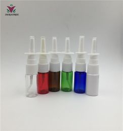 1000pcs 10ml PET muticolor Medical Nasal Mist Atomizer Spray Bottle3555345