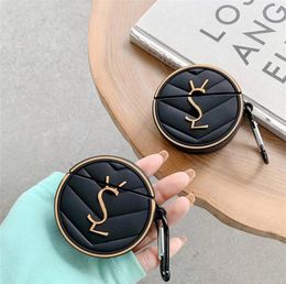 Leather EarphoneCase Designer Headphone Cushions Bluetooth Earphone Cases For 123 Airpod Pro Cases Luxury Designers Letter Print4734330