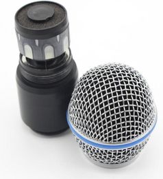 Microphone Grille With Capsule Replacement Ball Head Mesh for SLX PGX Wireless System BETA58 Handheld Transmitter4169237