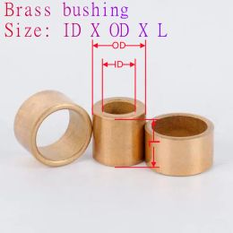 2-5pcs/lot M8 M10 M12 M14 M16 Height 5mm to 20mm copper Brass Bushing gasket Spacer Non-threaded standoffs