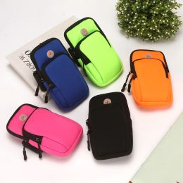 Sports Running Mobile Phone Arm Bag Men's Shoulder Crossbody Bag Wrist Bag Workout Equipment Waterproof Women Arm Bag Gym Pack