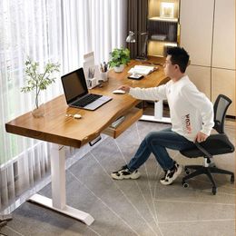 Desk Learning Computer Desk Solid Wood Standing Workbench Home Intelligent Electric Lifting Table