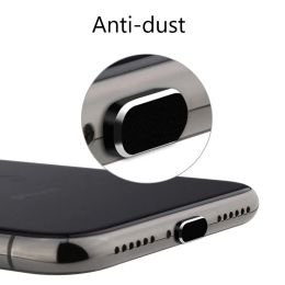 1-5Pcs Metal Anti Dust Plugs Charger Dock Plug for IPhone 14 13 12 Pro Max IPad AirPods Apple Series Lightning Port Cap Covers