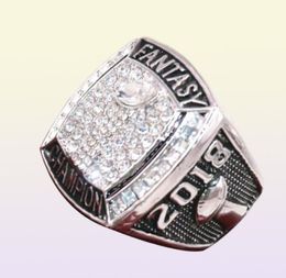 Factory Whole 2018 Fantasy Football Ring USA Size 7 To 15 With Wooden Display Box Drop 9432380