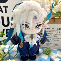 Anime Game Genshin Impact Fontaine Neuvillette Kawaii Cosplay Soft Plush Stuffed Doll Change Clothes Outfit Plushies Toys Gift