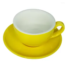 Cups Saucers Combination Drink Tea Pub Vintage Ceramic Tableware Coffee Cup And Saucer Kitchen Crockery Cold Luxury Espresso Bar