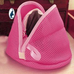 Laundry Bags Triangle Bra Wash Bag Lady Women Hosiery Protect Mesh Lingerie Aid Protection Net