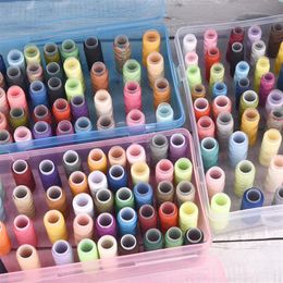 42 Axis Sewing Threads Box Bobbins Storage Case Transparent Needle Spool 24 Grids Organiser Household DIY Sewing Accessories