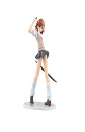 18cm A Certain Scientific Railgun GK Mikoto Misaka PVC Action Figure Japan Anime Figure Model Collectible Toy Doll Gifts Q07222945522
